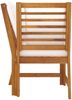 vidaXL Modular-Ecksofa mit Cremeweißen Kissen Akazie Massivholz 311840 Bild 3