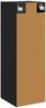 vidaXL Wandmontierter Badezimmerschrank Schwarz 33 x 34,5 x 60 cm 890663 Bild 5