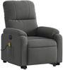 vidaXL Massagesessel Aufstehhilfe Elektrisch Dunkelgrau 3204952 Bild 3