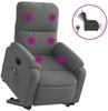 vidaXL Massagesessel Aufstehhilfe Elektrisch Dunkelgrau 3204952 Bild 2
