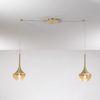 FABAS LUCE No. 3623-42-119 Pendelleuchte Apollo Messing satiniert 2-flammig E27 Bild 2