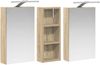 vidaXL Badezimmerschrank-Set 3 pcs 80 x 10,5 x 50 cm Holzwerkstoff 3403658 Bild 5