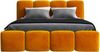 Polsterbett DONA 160x200 mit Matratze, Bettkasten und Lattenrost. Farbe: Senf 8 Bild 3