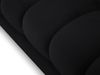 Micadoni Sofa Mamaia 4-Sitzer Samt Bluvel Schwarz schwarze Beine Bild 3