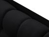 Micadoni Sofa Mamaia 4-Sitzer Samt Bluvel Schwarz schwarze Beine Bild 4