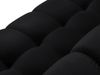 Micadoni Sofa Mamaia 4-Sitzer Samt Bluvel Schwarz schwarze Beine Bild 5