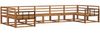 vidaXL Outdoor-Sofagarnitur 7 pcs Natur Massivholz Akazie 3368112 Bild 2