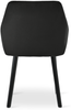 GOEURVANT 1381 Esszimmerstühle 4er-Set, Samt - Schwarz Bild 4