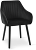 GOEURVANT 1381 Esszimmerstühle 4er-Set, Samt - Schwarz Bild 5
