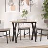 vidaXL Esstisch Y-Gestell 100x50x75 cm Massivholz Kiefer und Stahl 3282719 Bild 3