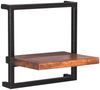 PANAMA Wandregal 6-teilig Mangoholz Natur Bild 4