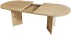 Ausziehbarer Esstisch H 75 x T 160/200 x B 90 cm in Eichenoptik, MDF, mit abgerundeten Ecken Bild 4