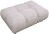 KAWOLA Polsterhocker VIVIEN Hockerbank Feincord silber 41 x 73 x 108 cm Bild 3