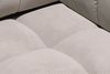 KAWOLA Polsterhocker VIVIEN Hockerbank Feincord silber 41 x 73 x 108 cm Bild 2