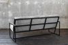 KAWOLA Sofa ARLY Polsterbank Bezug Velvet grau 80 x 77 x 173 cm Bild 5