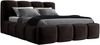 Polsterbett DONA 140x200 ohne Matratze mit Bettkasten und Lattenrost. Farbe: Espresso 6 Bild 4