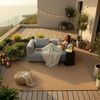 HOME DELUXE Modulares Outdoor Sofa ALAZIA Hellgrau - M Bild 3