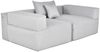 HOME DELUXE Modulares Outdoor Sofa ALAZIA Hellgrau - M Bild 4