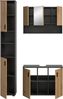 Badkombination B/H/T: 125x192x30 cm in Basalt Nachbildung und -- Bild 3