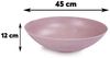 matches21 HOME & HOBBY Blumentopf Flache Pflanzschale für draussen Dekoschale rund altrosa 45 cm (1 St), Blumen-Schale als wetterfeste Friedhof-Schale Grab-Schmuck Grabschale Bild 2