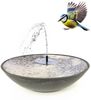 matches21 HOME & HOBBY Blumentopf Flache Pflanzschale für draussen Dekoschale rund altrosa 45 cm (1 St), Blumen-Schale als wetterfeste Friedhof-Schale Grab-Schmuck Grabschale Bild 3