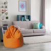 Dmora Pouf Azelia, Mehrzwecksessel, Sitzsack, Hockerhocker, Made in Italy, 70x70 h110 cm, Orange Bild 2