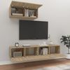 3-tlg. TV-Schrank-Set Sonoma-Eiche Holzwerkstoff [3114472] Bild 3