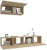 3-tlg. TV-Schrank-Set Sonoma-Eiche Holzwerkstoff [3114472] Bild 4