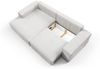 Ecksofa Schlafsofa CORUNIA XS Stoff Poso Grün Ottomane Links Bild 2