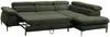 Vente-unique - SEPINA Sofa SamtStoff Grün - B 214 cm x H 75 cm x L 280 cm Bild 5