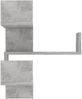 vidaXL Wand-Eckregal Betongrau 40x40x50 cm Holzwerkstoff 807231 Bild 5