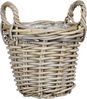 Mica Rattanpflanzkorb Marcia rund Ø 25 x H 19 cm grau Bild 3