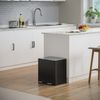 STEELSØN 'Gloas' Mülleimer, 2x15L, schwarz/silber, Edelstahl, Mülltrennsystem mit 2 Fächern, inkl. Softclose-Deckel und Geruchsfilter Bild 2