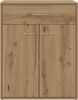 Sideboard, Kommode Artisan-Eiche 60x30x75 cm Holzwerkstoff j1046p Bild 5