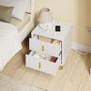SoBuy FBT115-E-W Nachttisch, MDF, MDF/Fiberboard, Weiß, 40 x 47 x 40 cm Bild 4