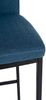 CLP Barhocker Freeport mit Vierfußgestell und Rückenlehne,blau Stoff Bild 5