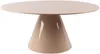 Vente-unique - DINEGA Couchtisch Metall Beige - B 80 cm x H 36 cm x L 80 cm Bild 2