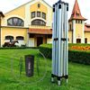 Aluminium pavillon zelt 3x3 wasserdicht 3x3 m: Schnelligkeit und Zuverlässigkeit für gemeinnützige Vereine und Clubs - mit 3 Wänden - Beige Bild 2