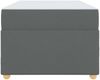 vidaXL Bettrahmen mit Matratze Dunkelgrau 90 x 190 cm Stoff 3399322 Bild 5