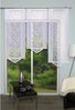 HOME WOHNIDEEN Schiebegardine Home Fashion Schiebevorhang, Polyester, Weiß, 125x57 cm, Paneelwagen, halbtransparent, 100% Polyester Bild 2