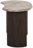 Casa Padrino Luxus Schreibtisch mit Marmorplatte Beige / Dunkelbraun 150 cm - Büro Möbel Bild 3