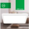 BRILONER - LED Deckenleuchte Effizienzklasse A, ca. 50.000h Licht, 11W bei 2400lm, LED Panel flach, helle energiesparende Deckenlampe Wohnzimmer, Küchenlampe, Wohnzimmerlampe 29 x 29 x 3 cm, Weiß Bild 3