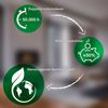 BRILONER - LED Deckenleuchte Effizienzklasse A, ca. 50.000h Licht, 11W bei 2400lm, LED Panel flach, helle energiesparende Deckenlampe Wohnzimmer, Küchenlampe, Wohnzimmerlampe 29 x 29 x 3 cm, Weiß Bild 2