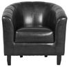 HTI-Living Cocktailsessel Cocktailsessel Cadogan Schwarz (Stück, 1-St, 1 Sessel), Loungesessel Clubsessel Kunstleder Bild 2