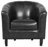 HTI-Living Cocktailsessel Cocktailsessel Cadogan Schwarz (Stück, 1-St, 1 Sessel), Loungesessel Clubsessel Kunstleder Bild 3