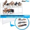 MAVURA Schuhstapler ShoeFlex Schuhstapler Schuhorganizer Schuhschrank Schuhordner Regal, Schuhhalter für 50% mehr Platz im Schuhregal! 6er Set Bild 3