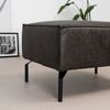 Bronx71 Hocker Kansas Eco-Leder anthrazit Bild 3