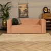 Bronx71 Samt Sofa Memphis 2,5-Sitzer rosa Bild 3