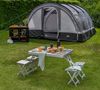 ALU Picknicktisch-SET mit 4 Sitzen ARKANSAS klappbar, tragbar Bild 4