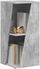 vidaXL Seitenregal Beton Grau 33 x 32 x 70,5 cm Holzwerkstoff 892410 Bild 3